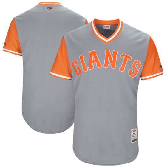 Men San Francisco Giants Blank Grey New Rush Limited MLB Jerseys